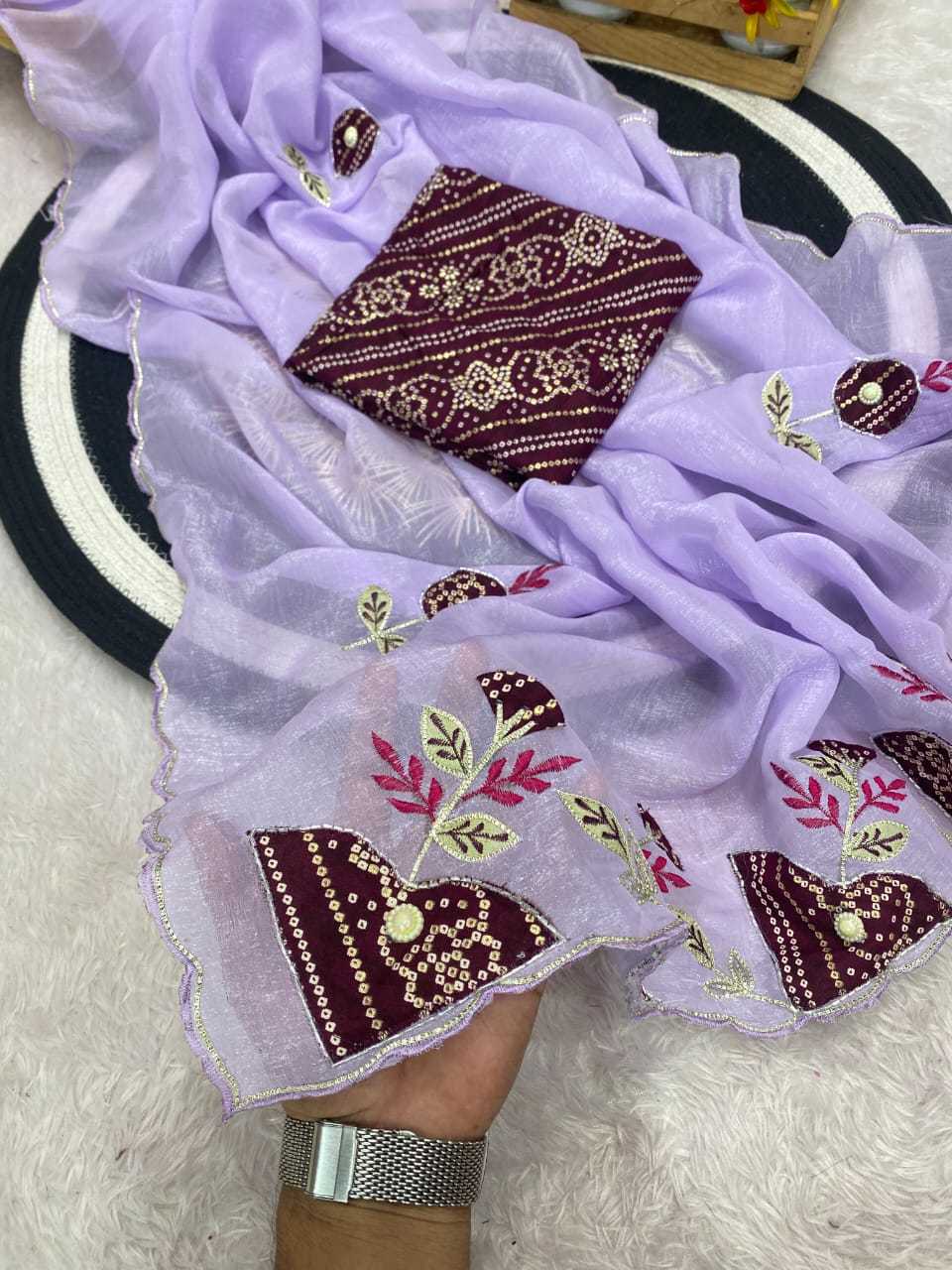 YNF Wholesale Chiffon Party Wear Sarees  | Surat Manufacturer