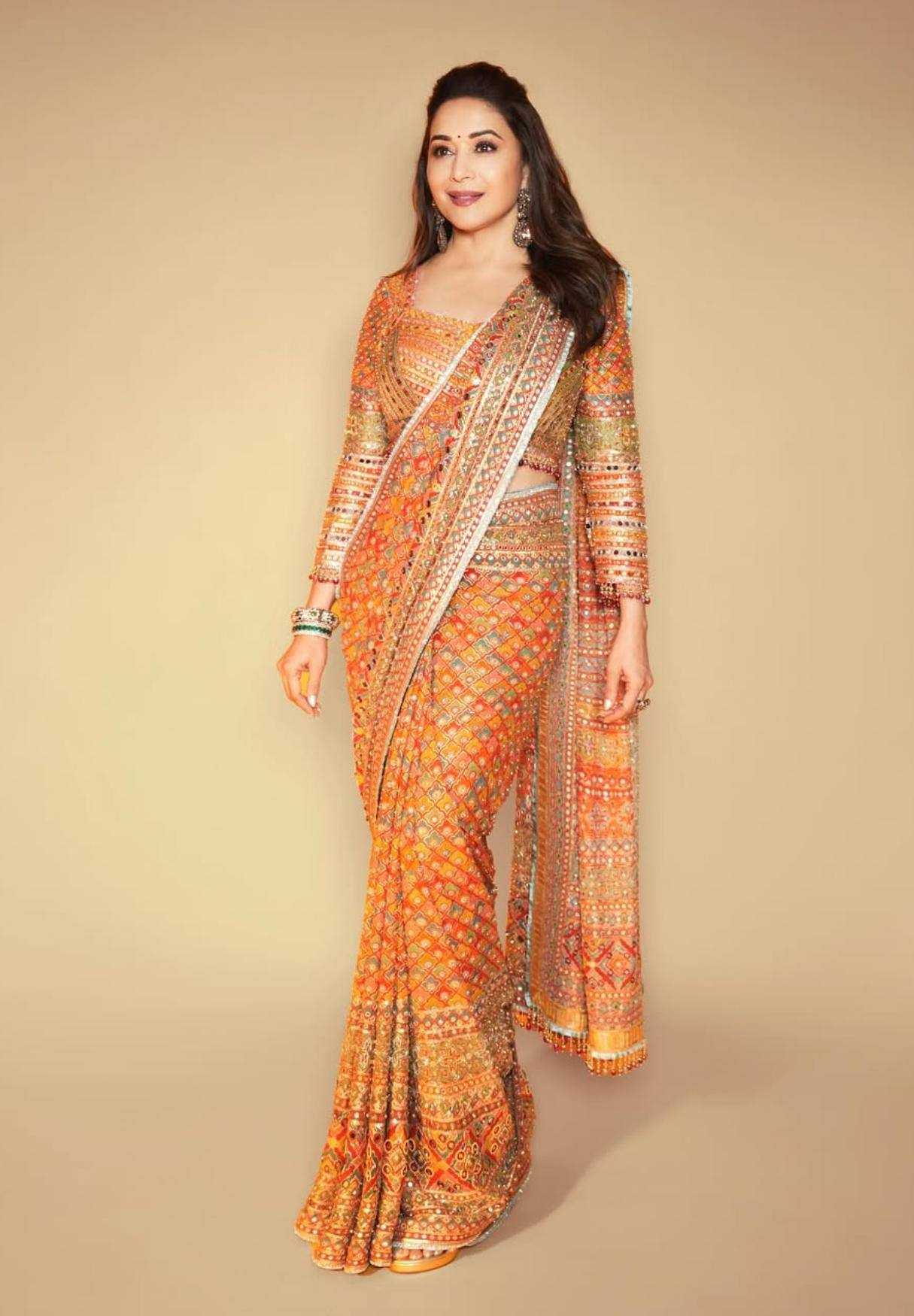 YNF Wholesale Chinon Printed Sarees  | Surat Manufacturer