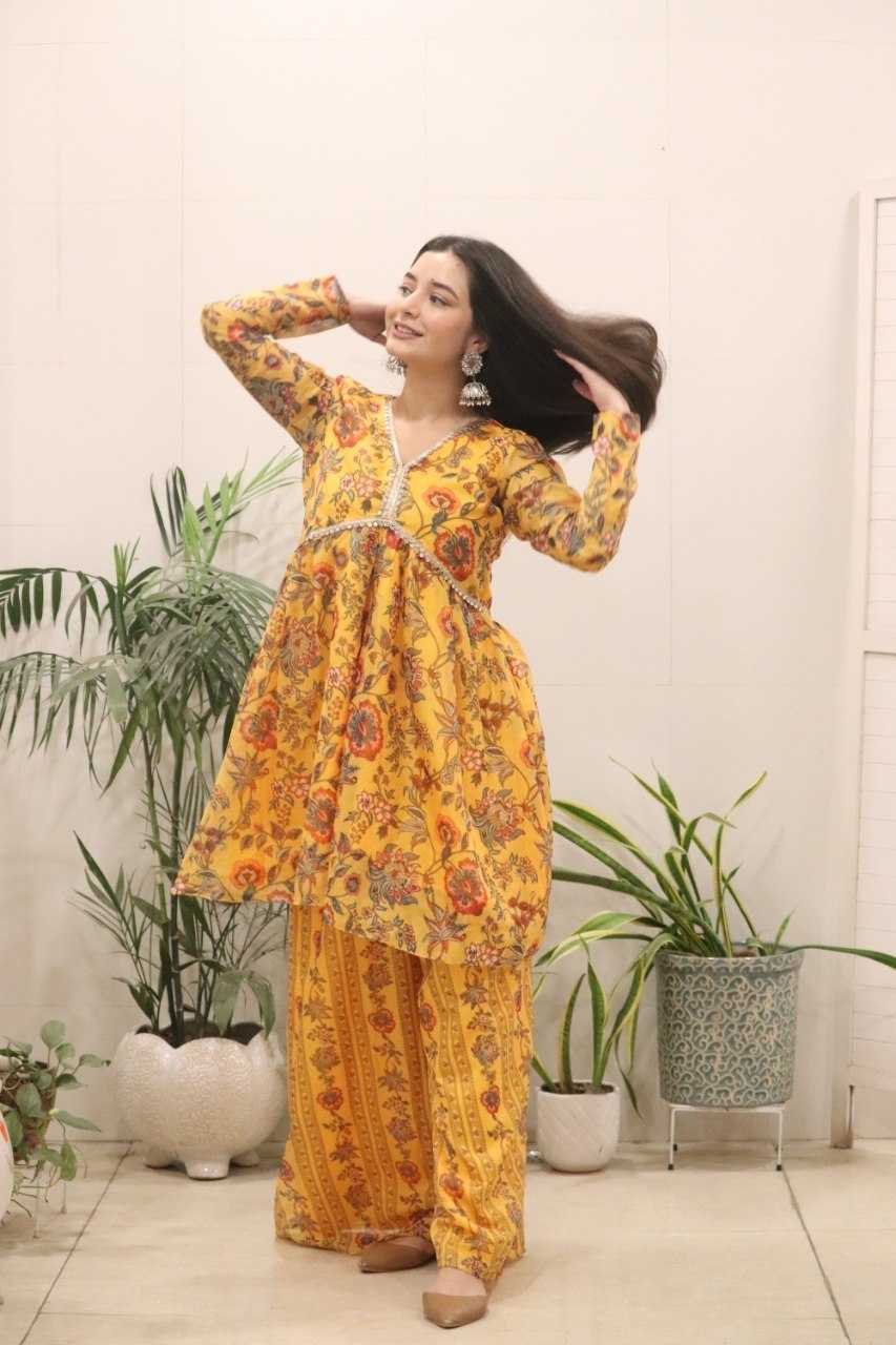 YNF Wholesale Organza Casual Kurtis  | Surat Manufacturer