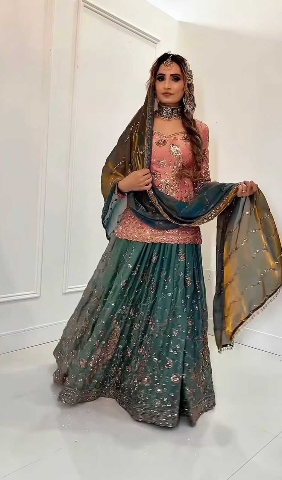 YNF Wholesale Crush Silk Sharara Salwar Suits  | Surat Manufacturer