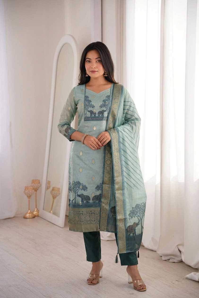 YNF Wholesale Jacquard Straight Cut Suits  | Surat Manufacturer