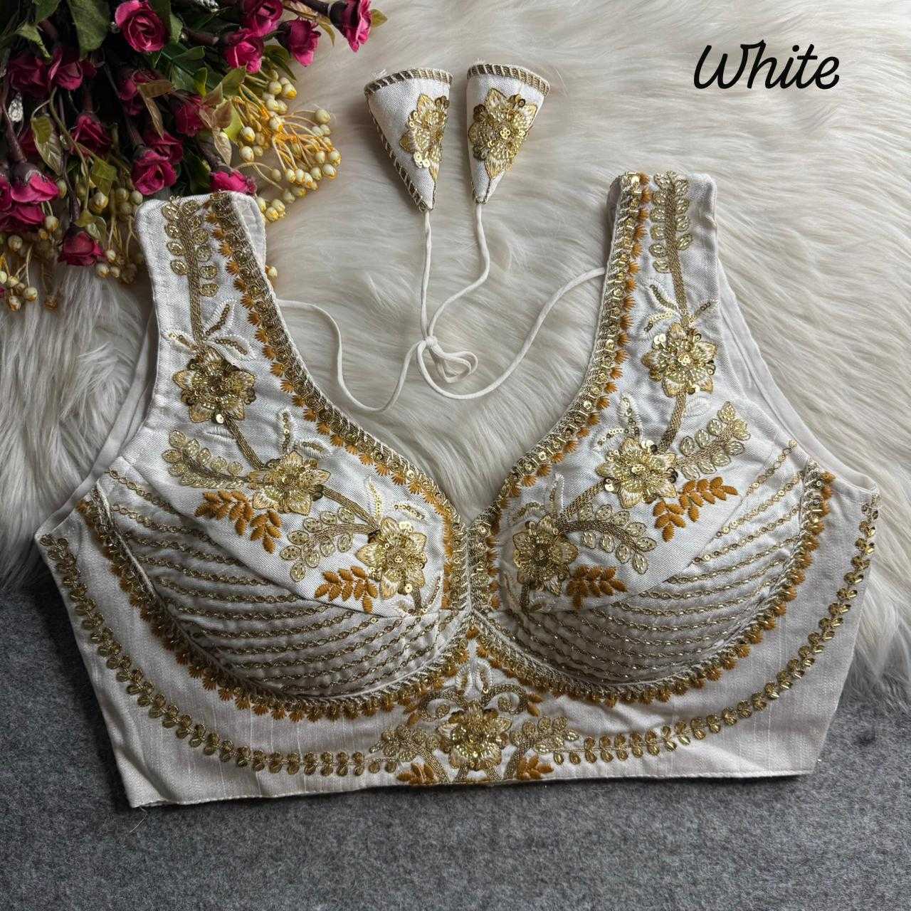 YNF Wholesale Italian Silk Party Wear Blouse  | Surat Manufacturer