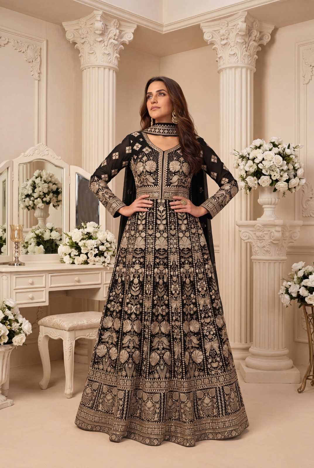 YNF Wholesale Premium Georgette Georgette Suit  | Surat Manufacturer