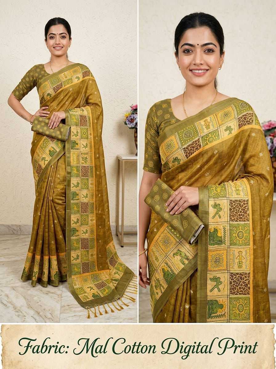 YNF Wholesale Soft Cotton Silk Rashmika Mandanna Collections  | Surat Manufacturer