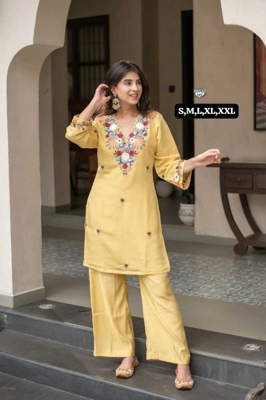 YNF Wholesale Crepe Co-ord Set  | Surat Manufacturer