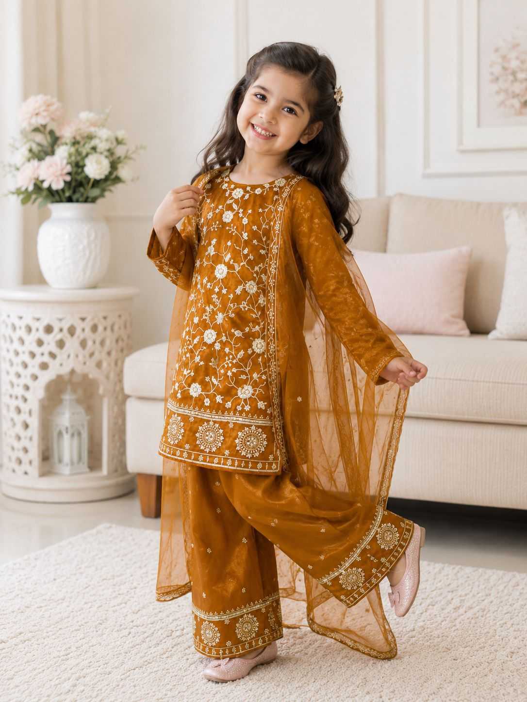 YNF Wholesale Heavy Silk Kids Suit  | Surat Manufacturer