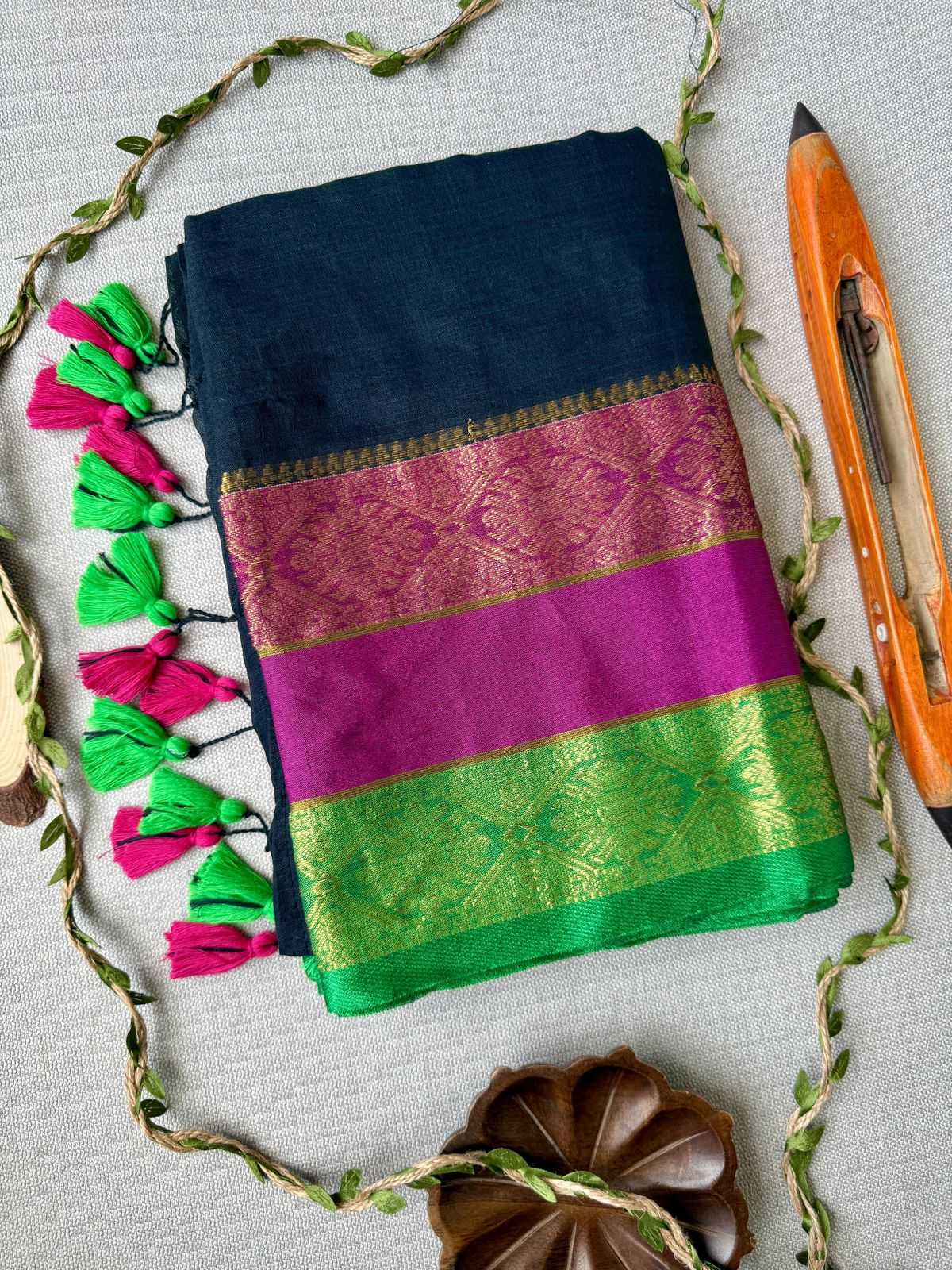 YNF Wholesale Pure Cotton Fancy Sarees  | Surat Manufacturer