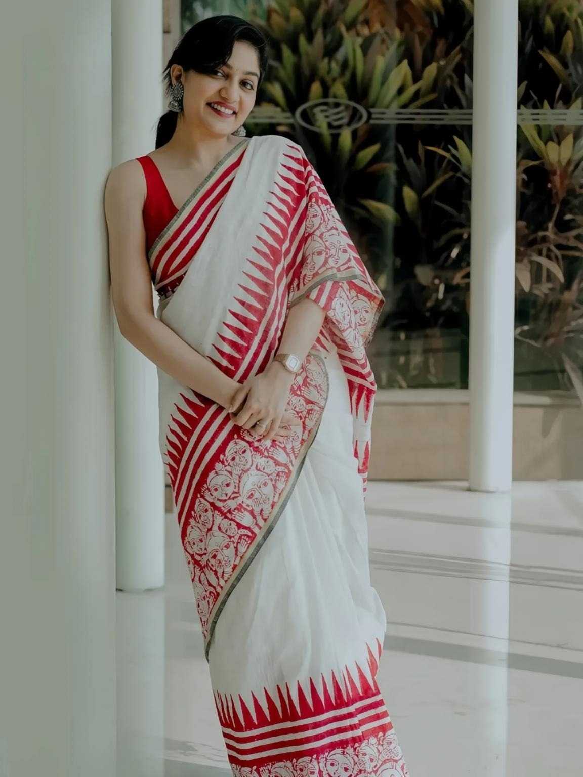 YNF Wholesale Cotton Cotton Linen Sarees  | Surat Manufacturer