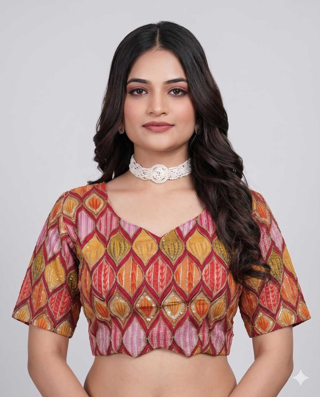 YNF Wholesale Pure Viscos Printed Blouse  | Surat Manufacturer