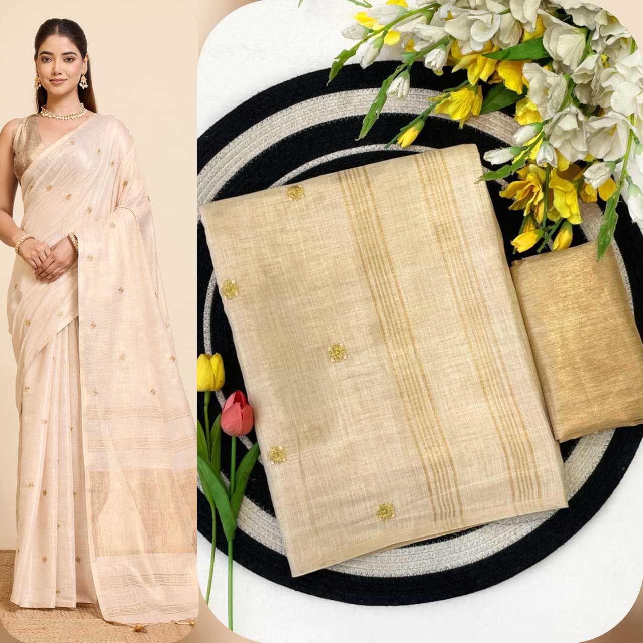 YNF Wholesale Premium Silk Embroidered Silk Sarees  | Surat Manufacturer