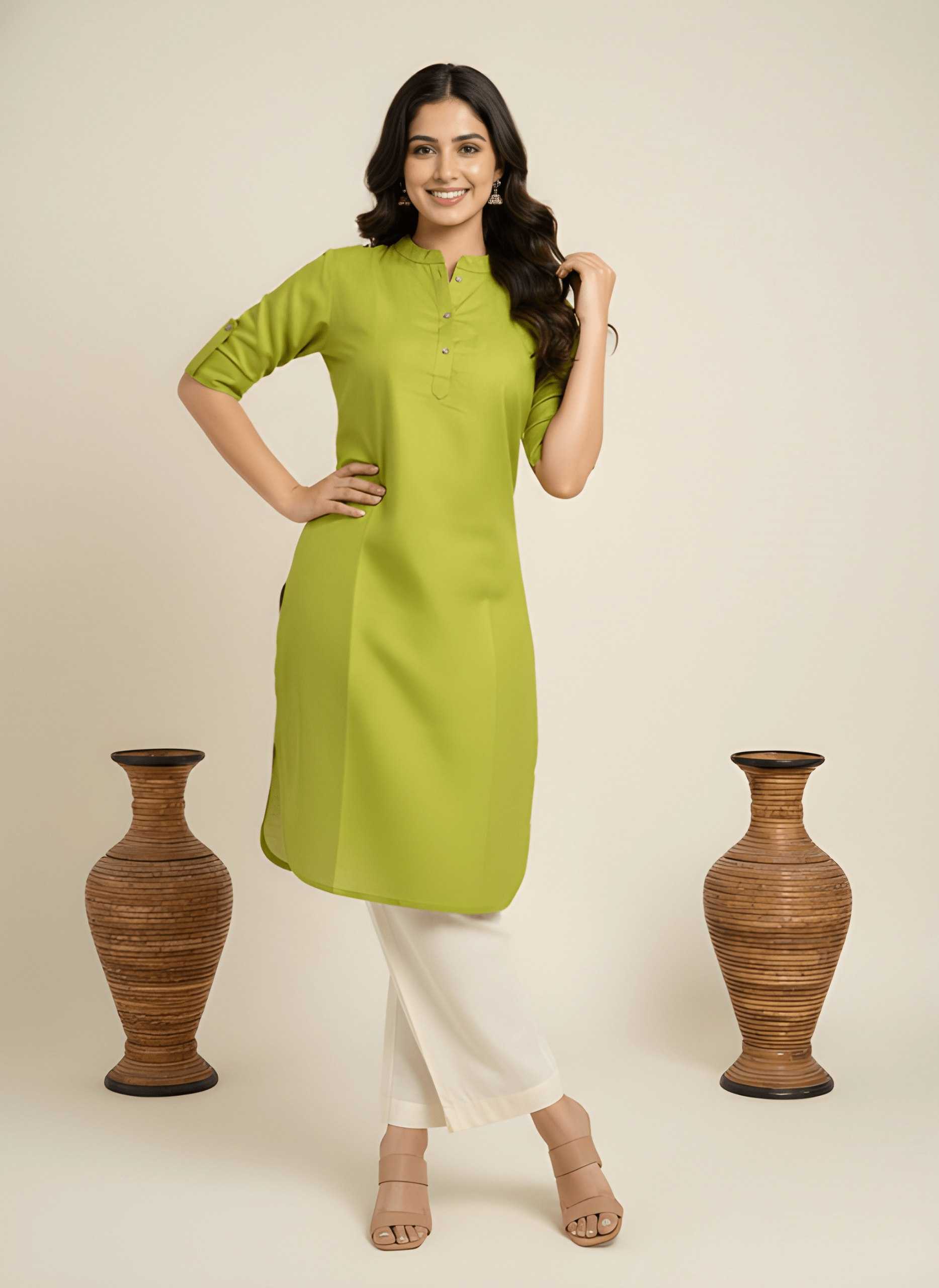 YNF Wholesale Cotton Straight Kurtis  | Surat Manufacturer