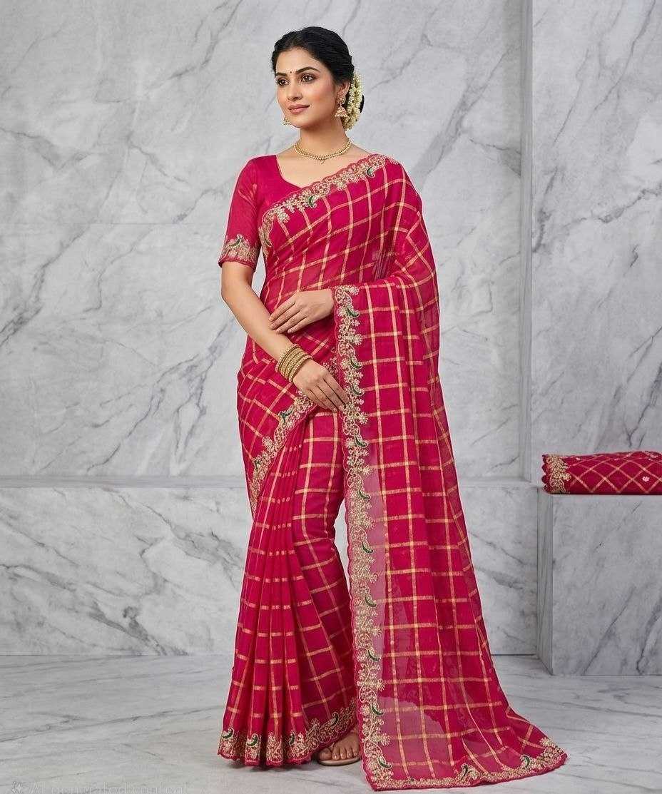 YNF Wholesale Georgette Party Wear Sarees  | Surat Manufacturer