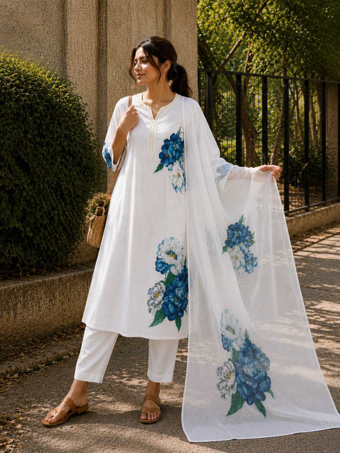 YNF Wholesale Cotton Designer Kurtis  | Surat Manufacturer