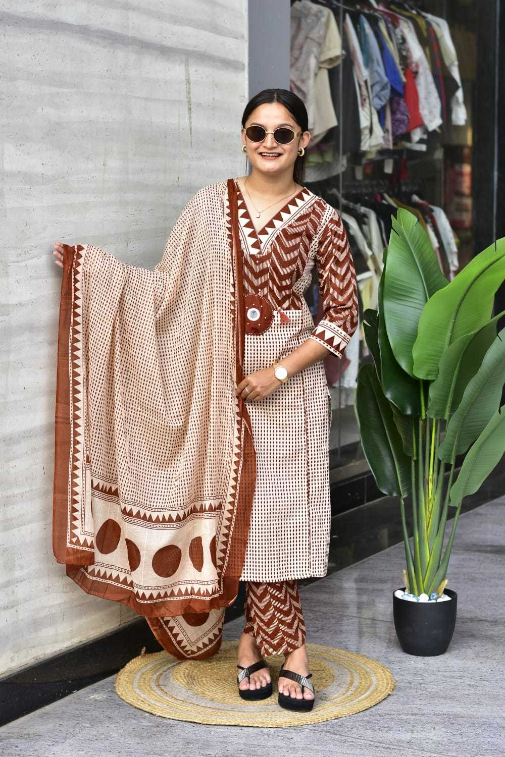 YNF Wholesale Cotton Designer Kurtis  | Surat Manufacturer