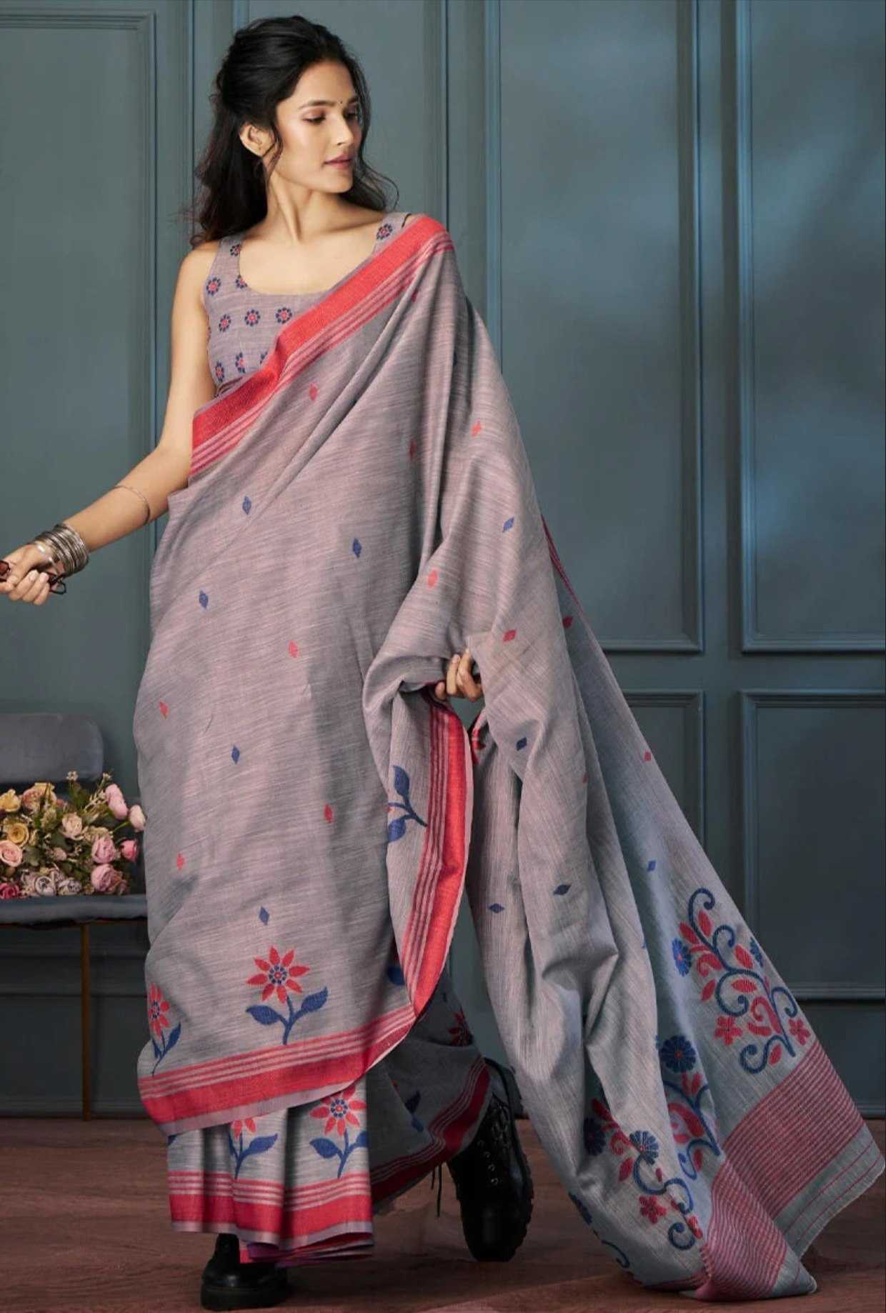 YNF Wholesale Linen Fancy Sarees  | Surat Manufacturer