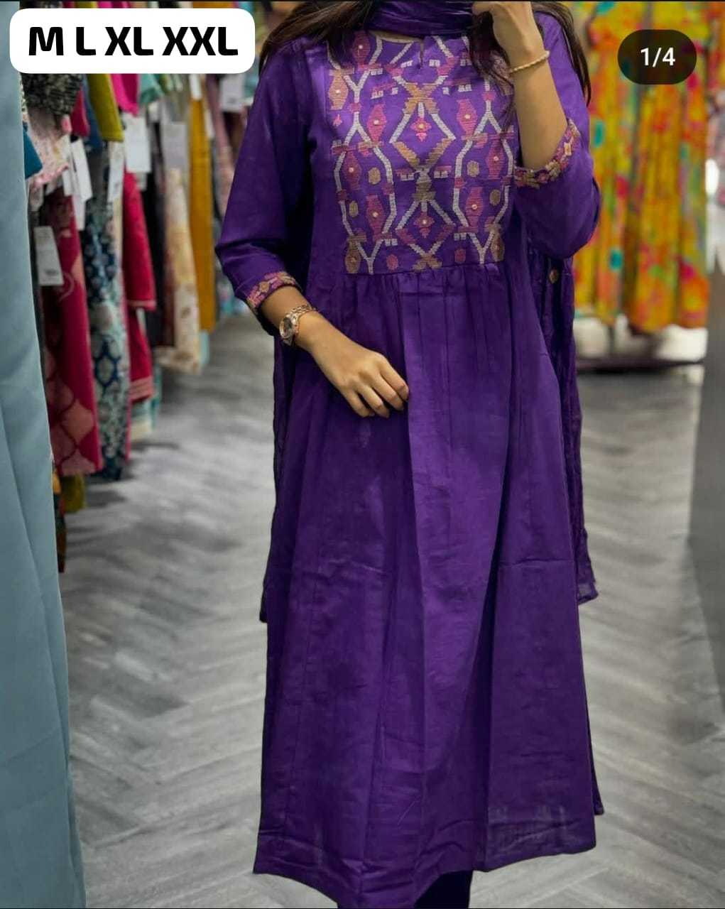 YNF Wholesale Soft Cotton Silk Embroidery Suits  | Surat Manufacturer