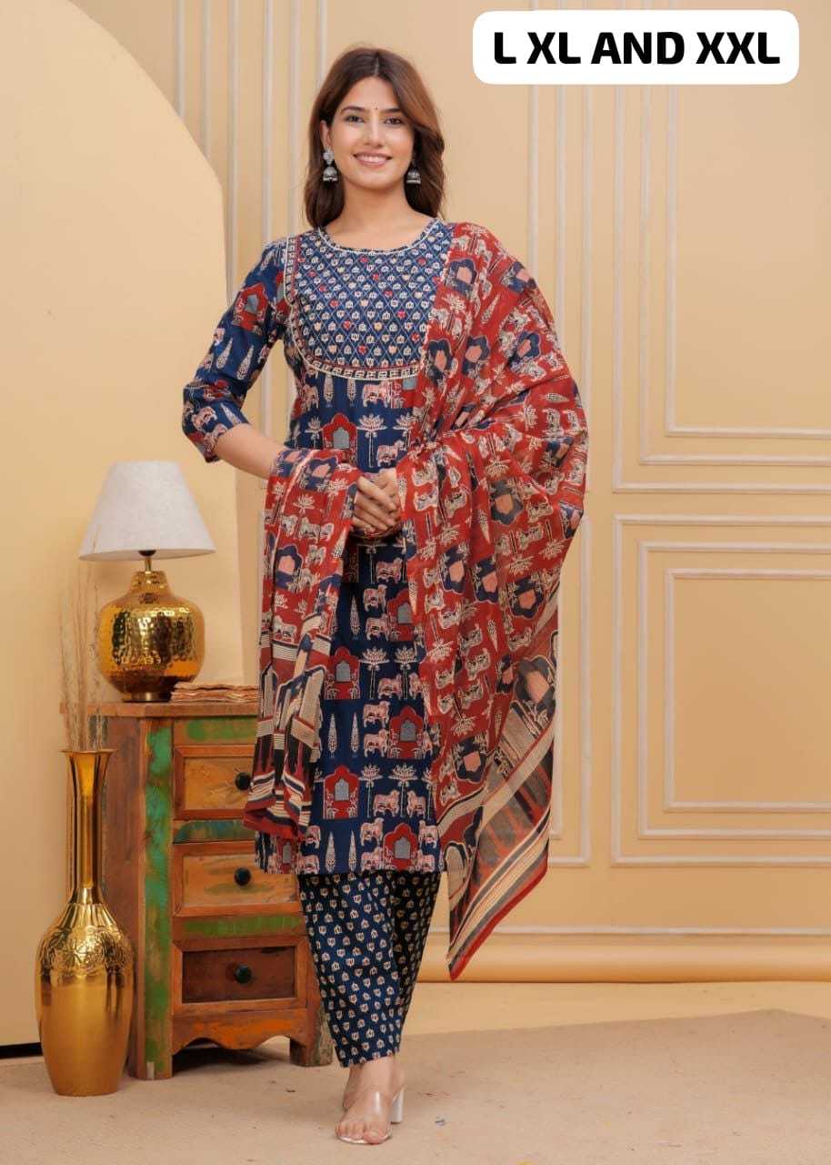 YNF Wholesale Pure Cotton Ladies Suits  | Surat Manufacturer