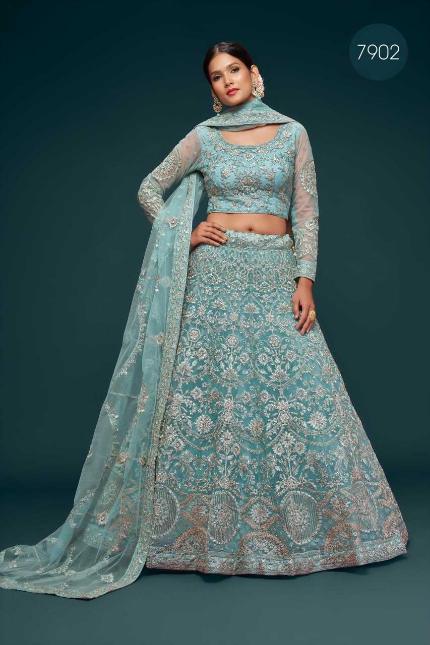 YNF Wholesale Soft Net Designer Lehenga  | Surat Manufacturer
