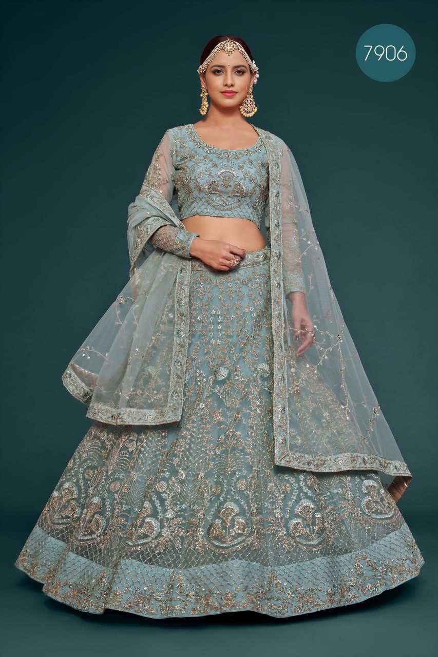 YNF Wholesale Soft Net Designer Lehenga  | Surat Manufacturer