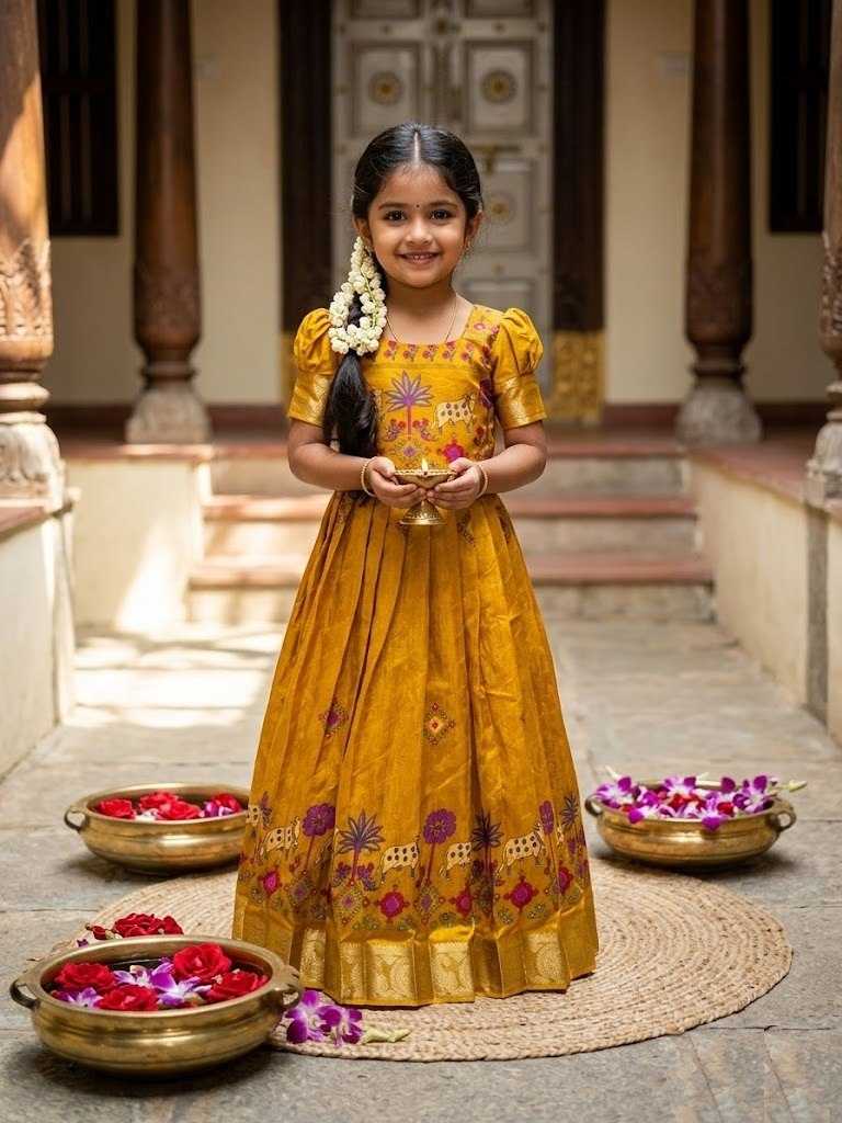 YNF Wholesale Soft Cotton Kids Designer Frock  | Surat Manufacturer