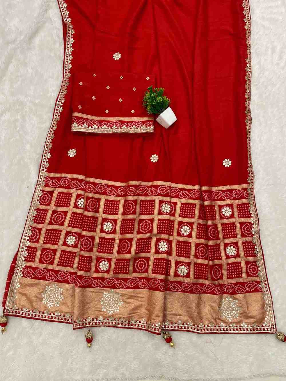 YNF Wholesale Viscose Gota Patti Sarees  | Surat Manufacturer