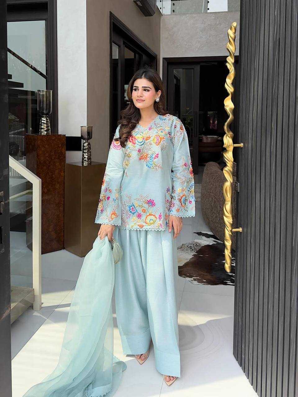 YNF Wholesale Crepe Silk Sharara Salwar Suits  | Surat Manufacturer