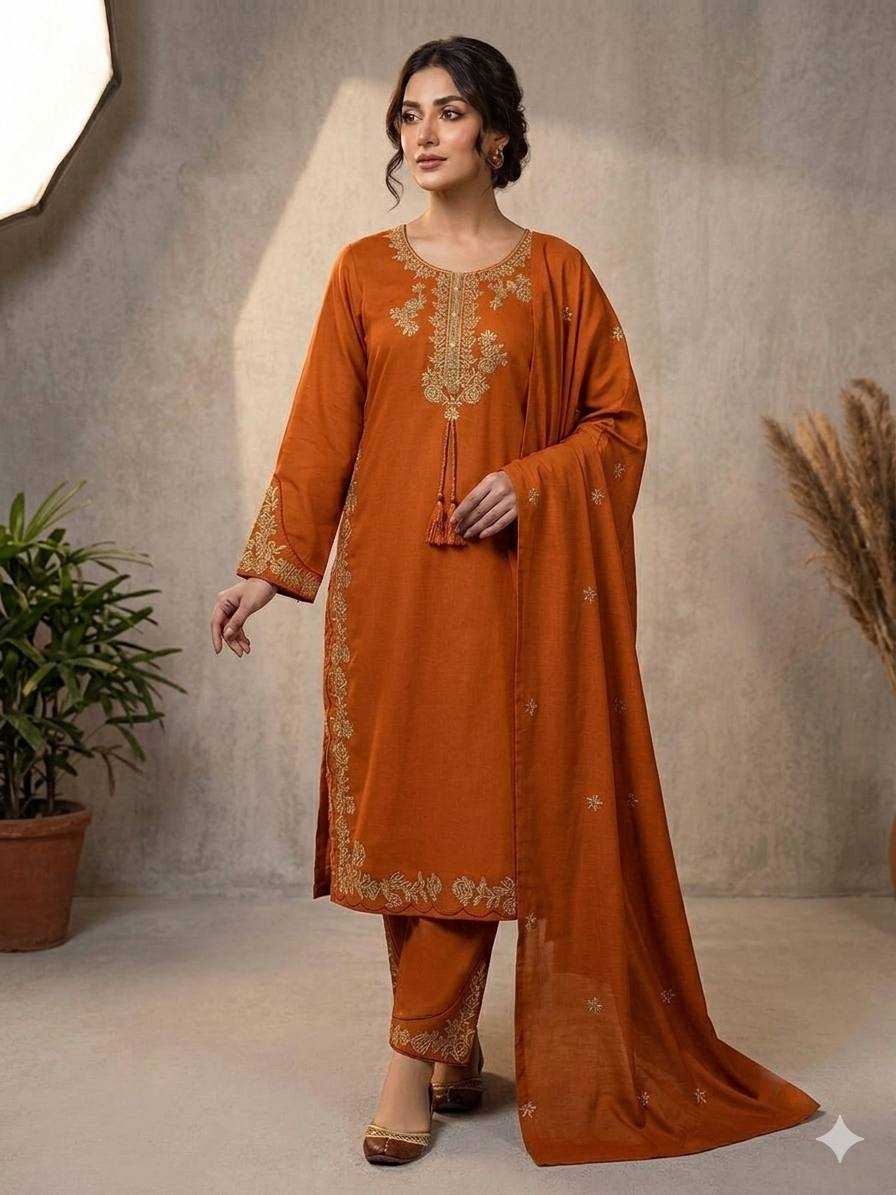 YNF Wholesale Heavy Roman Silk Palazzo Suit  | Surat Manufacturer