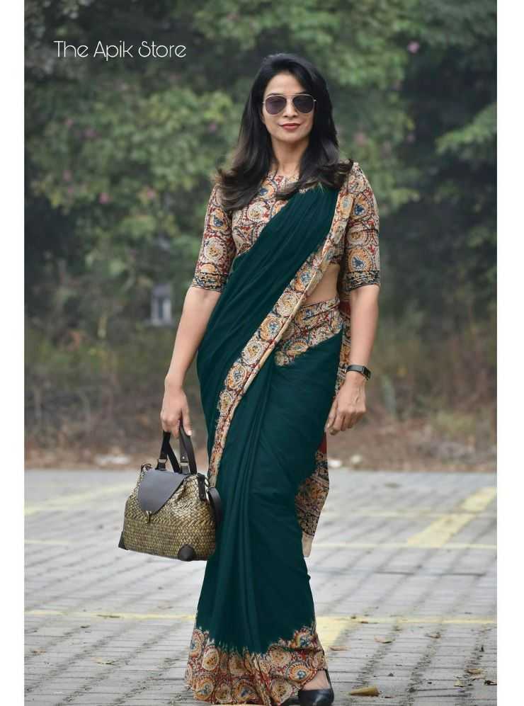 YNF Wholesale Chanderi Silk Printed Sarees KESH690 DF -2 