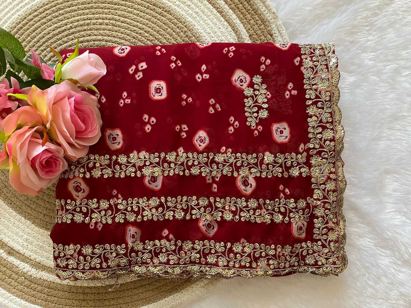 YNF Wholesale Georgette Printed Sarees  | Surat Manufacturer