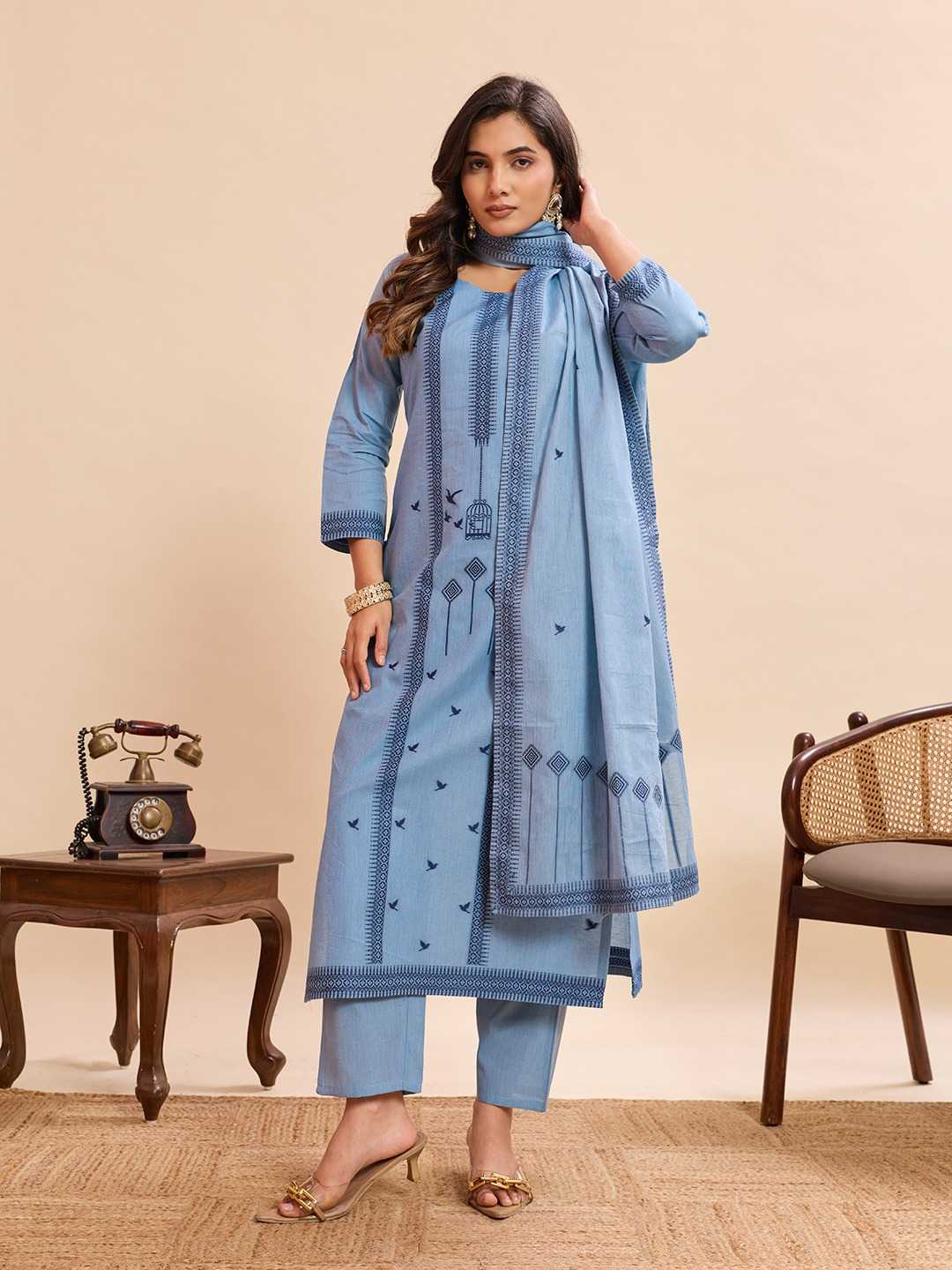 YNF Wholesale Pure Cotton Ladies Suits  | Surat Manufacturer