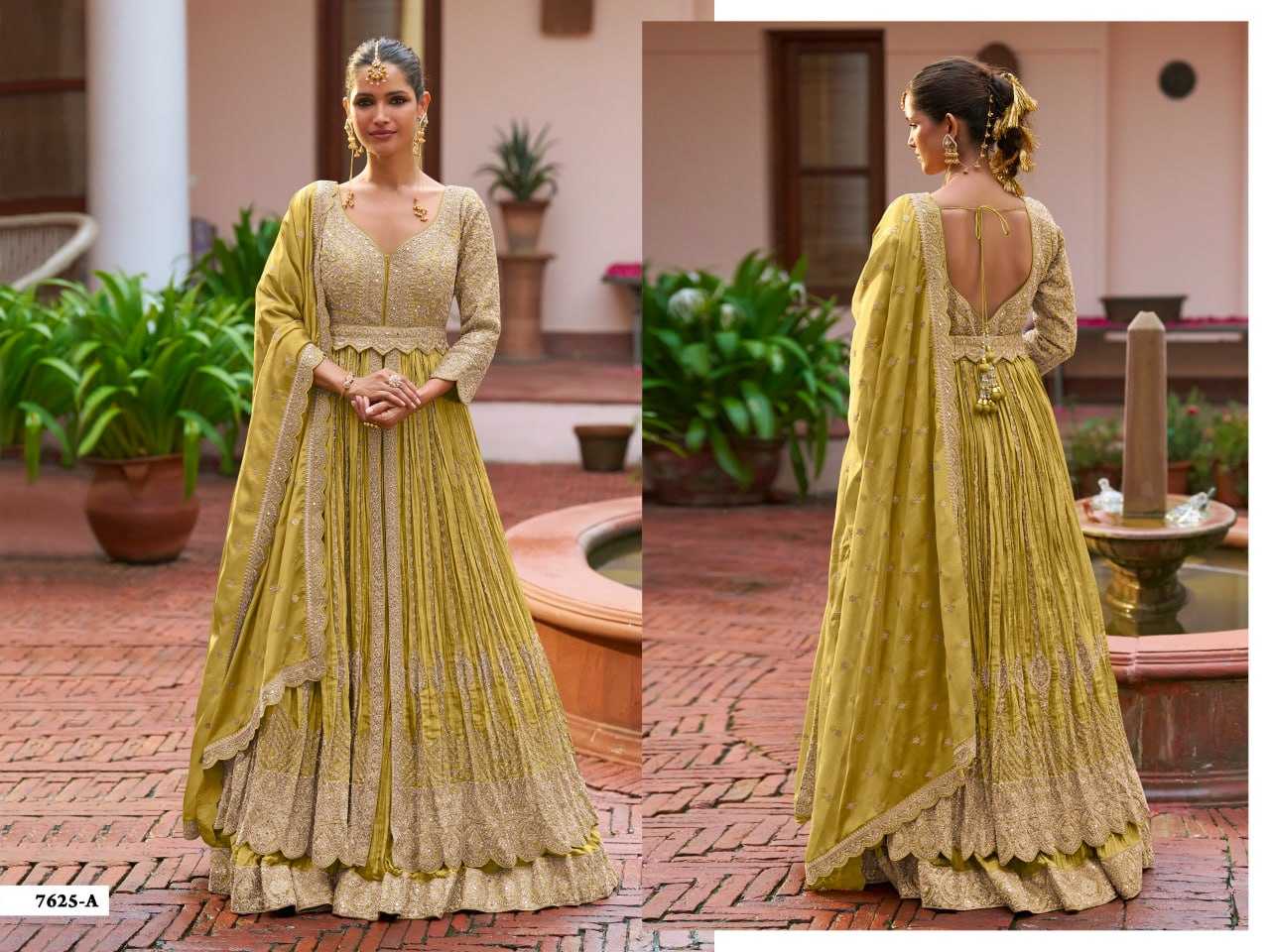 YNF Wholesale Chinon Ladies Suits  | Surat Manufacturer