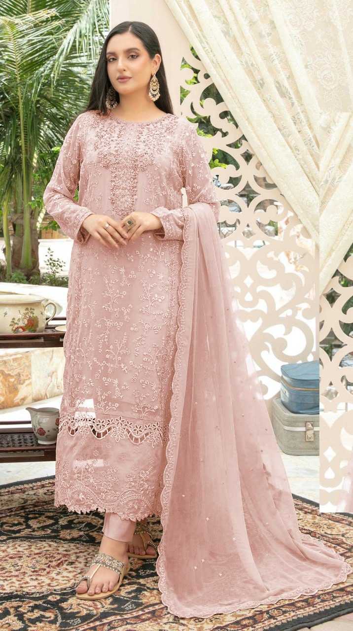 YNF Wholesale Chinon Silk Embroidery Suits  | Surat Manufacturer