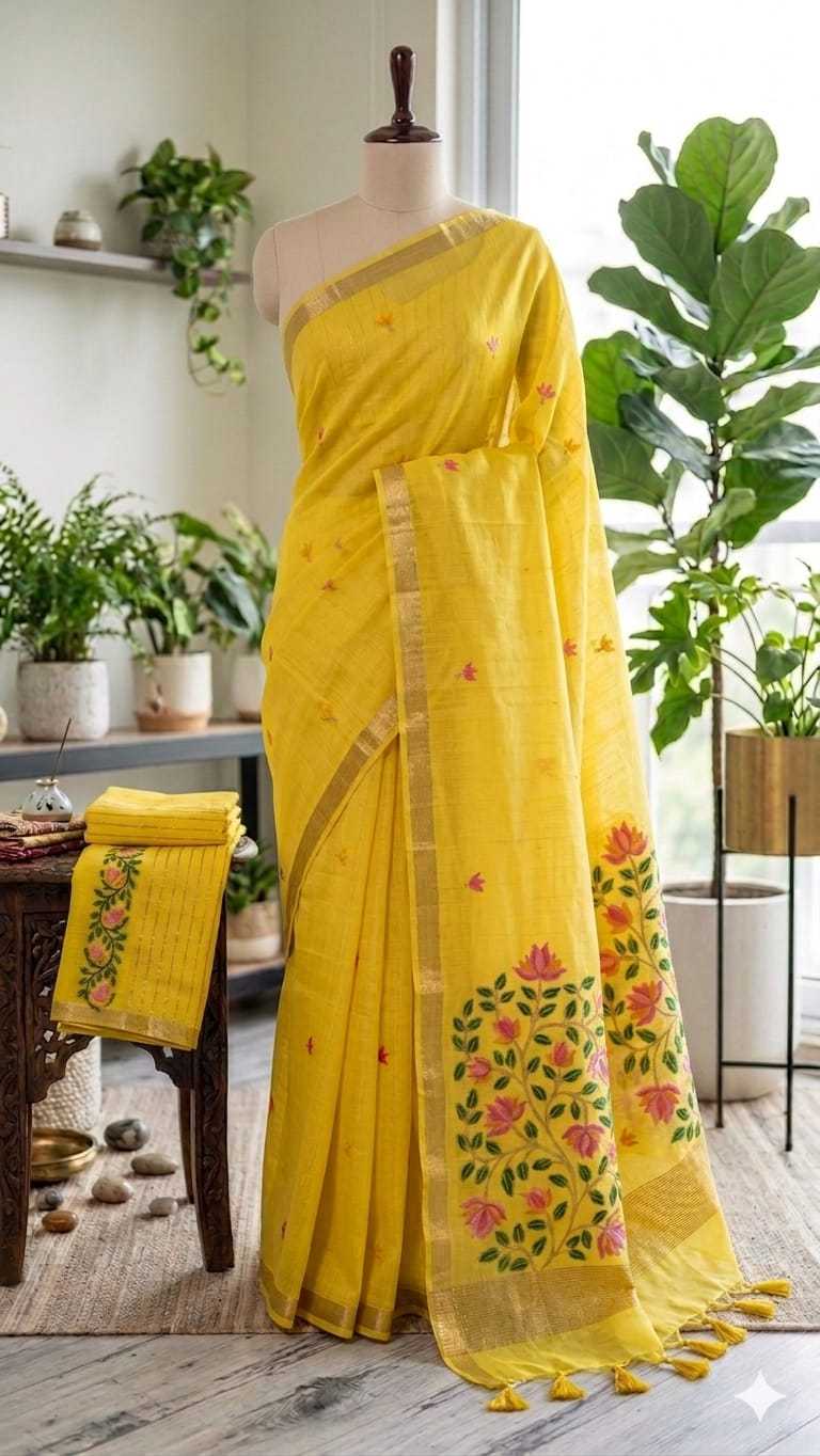 YNF Wholesale Soft Cotton Silk Chanderi Silk Sarees  | Surat Manufacturer