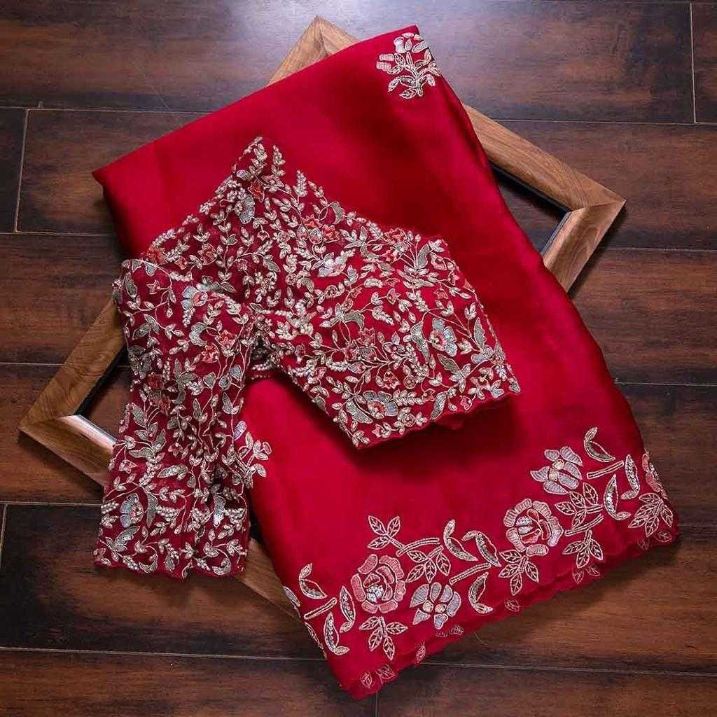 YNF Wholesale Organza Silk Heavy Silk Sarees  | Surat Manufacturer