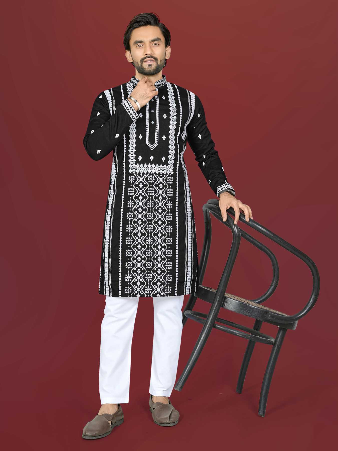 YNF Wholesale Soft Silk Mens Kurtas  | Surat Manufacturer