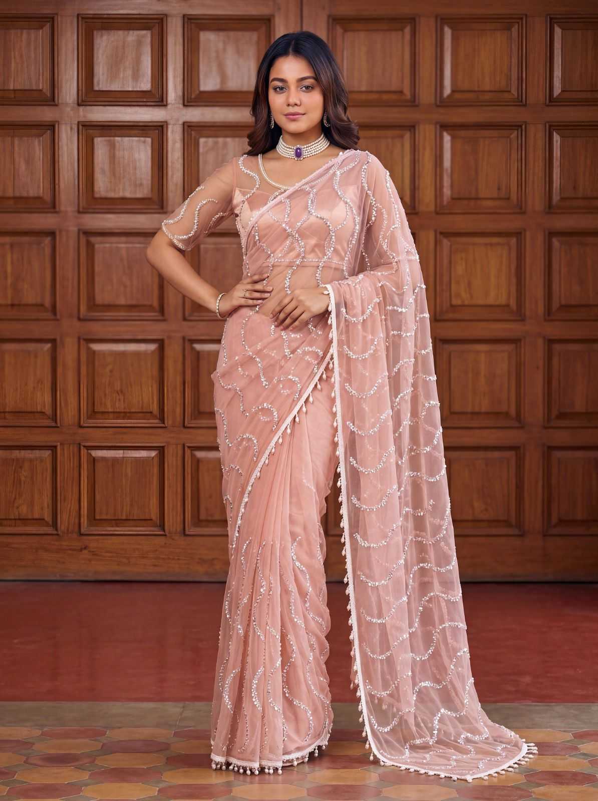 YNF Wholesale Butterfly Net Designer Sarees  | Surat Manufacturer