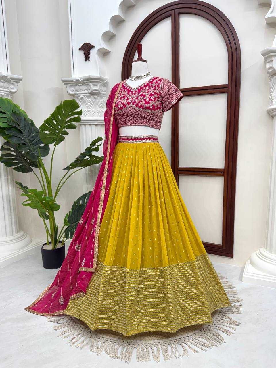 YNF Wholesale Faux Georgette Designer Lehenga Choli  | Surat Manufacturer