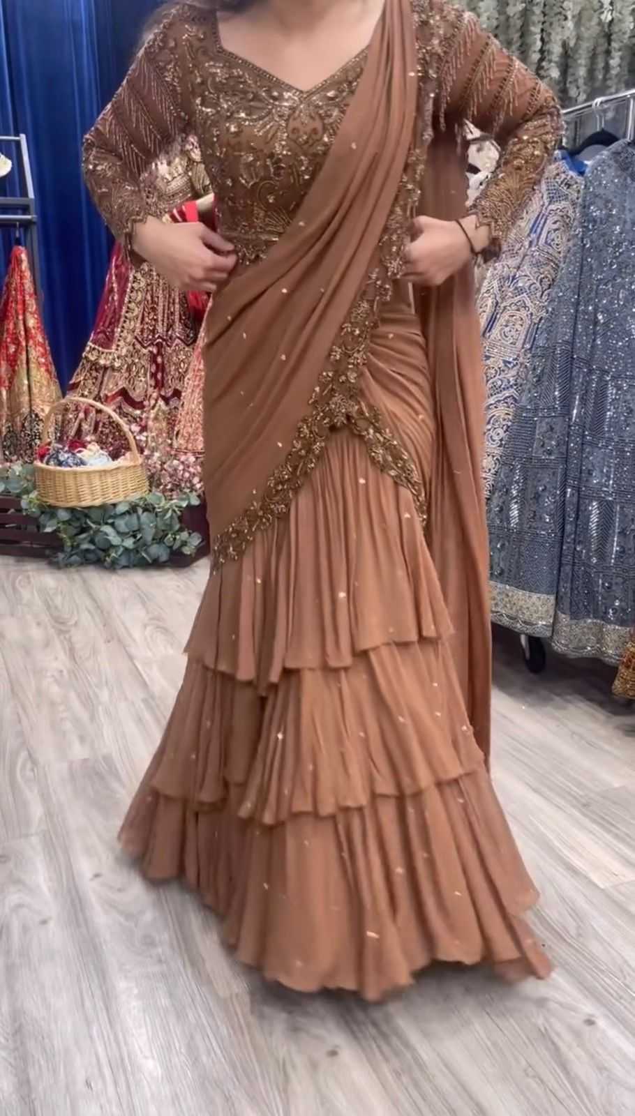 YNF Wholesale Faux Georgette Georgette Lehenga  | Surat Manufacturer