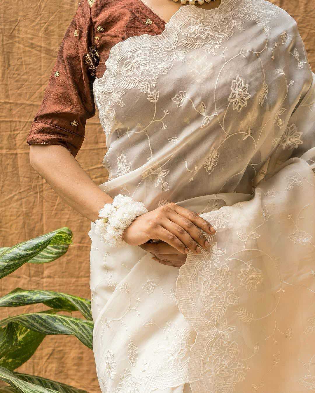 YNF Wholesale Organza Fancy Sarees  | Surat Manufacturer