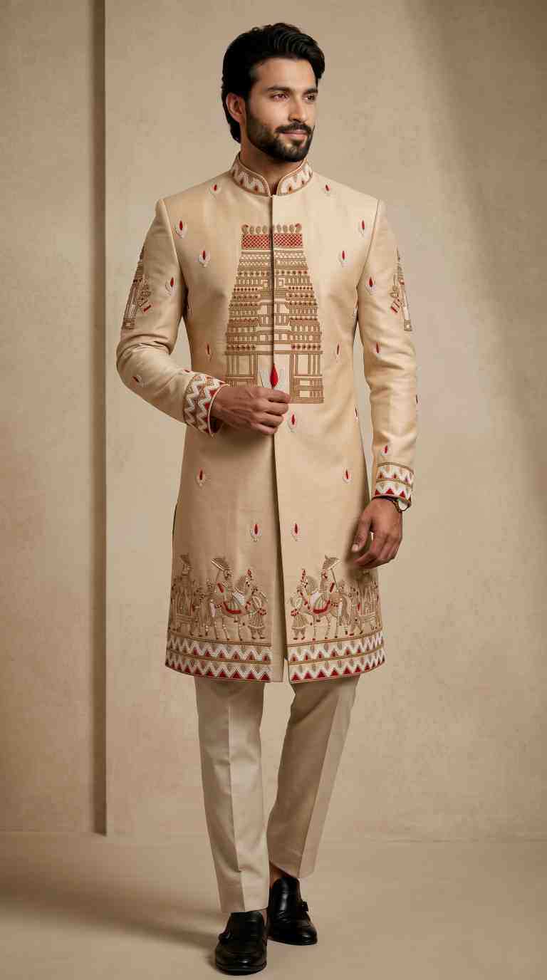 YNF Wholesale Satin Silk Indo Western  | Surat Manufacturer