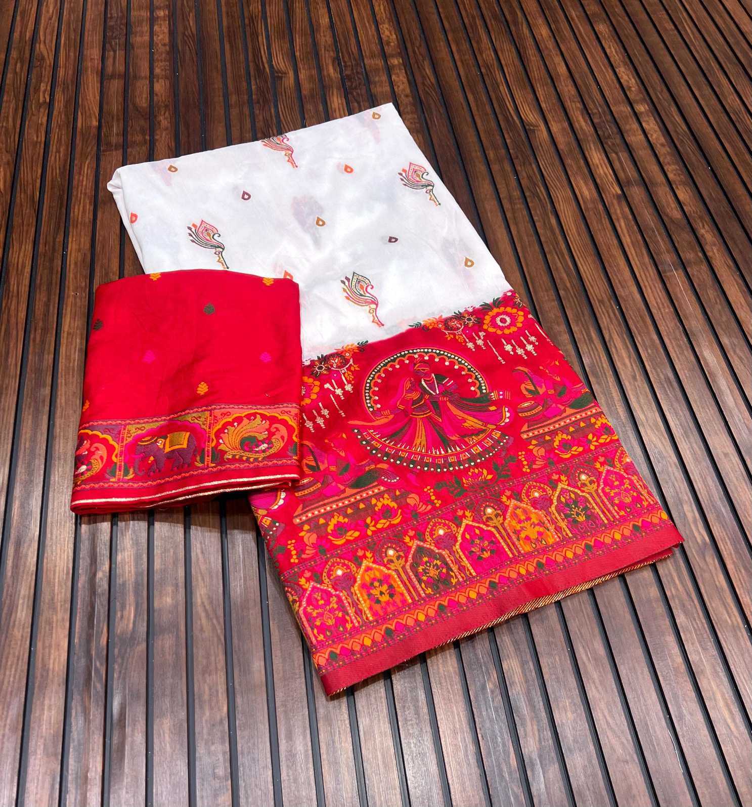YNF Wholesale Pashmina Designer Silk Sarees  | Surat Manufacturer
