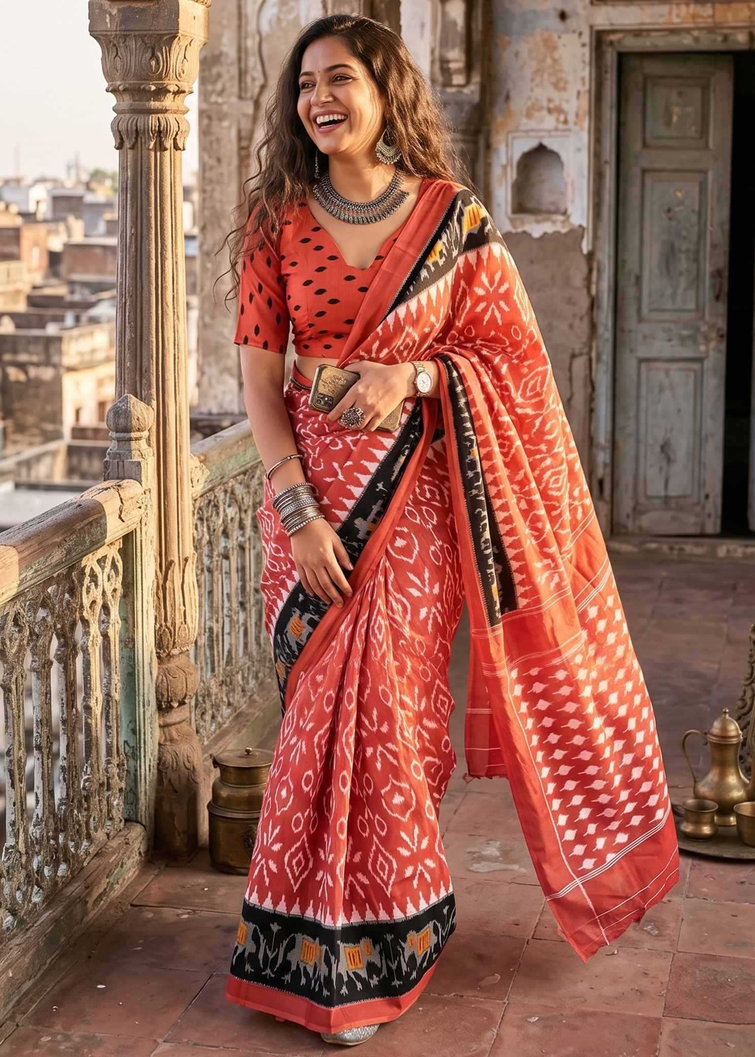 YNF Wholesale Cotton Printed Sarees  | Surat Manufacturer