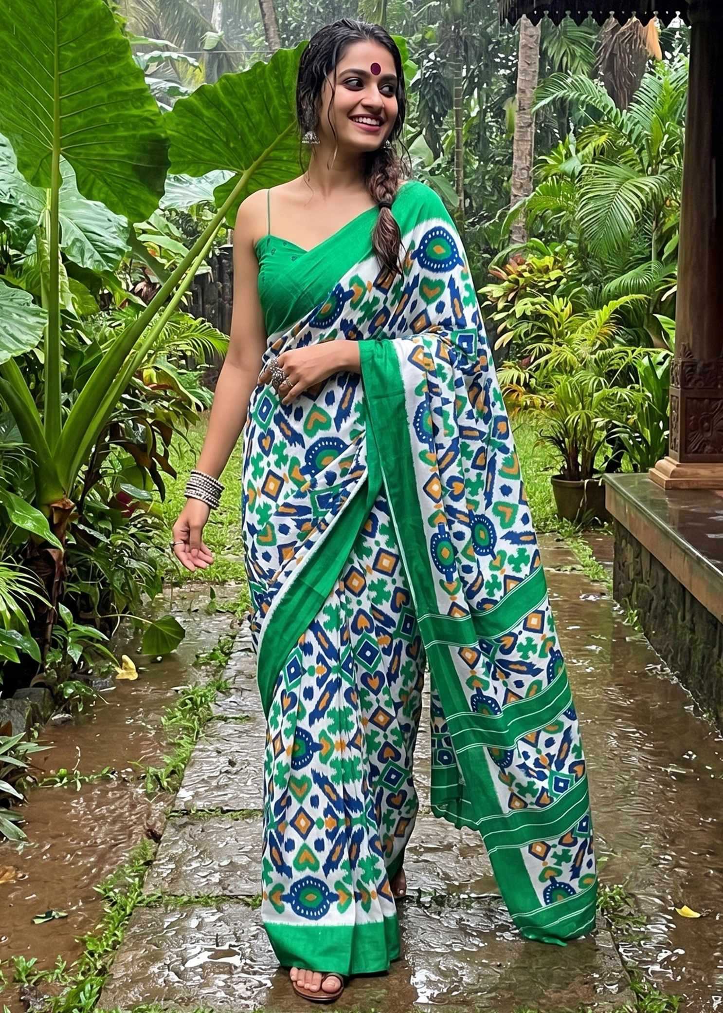 YNF Wholesale Cotton Printed Sarees  | Surat Manufacturer