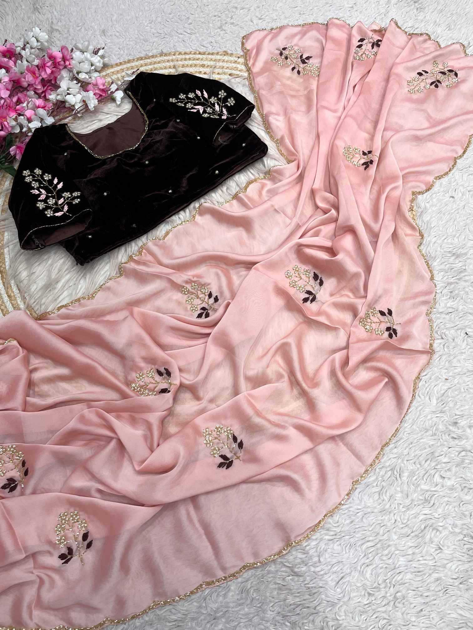YNF Wholesale Rangoli Silk Brocade Sarees  | Surat Manufacturer