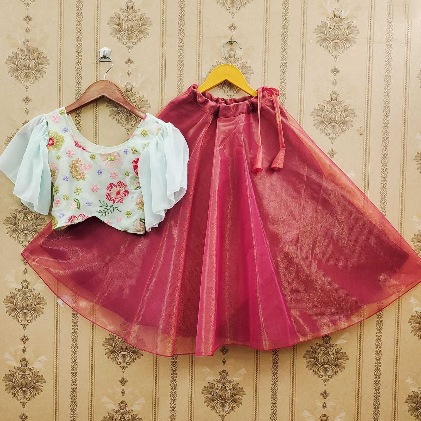 YNF Wholesale Georgette Kids Lehenga  | Surat Manufacturer