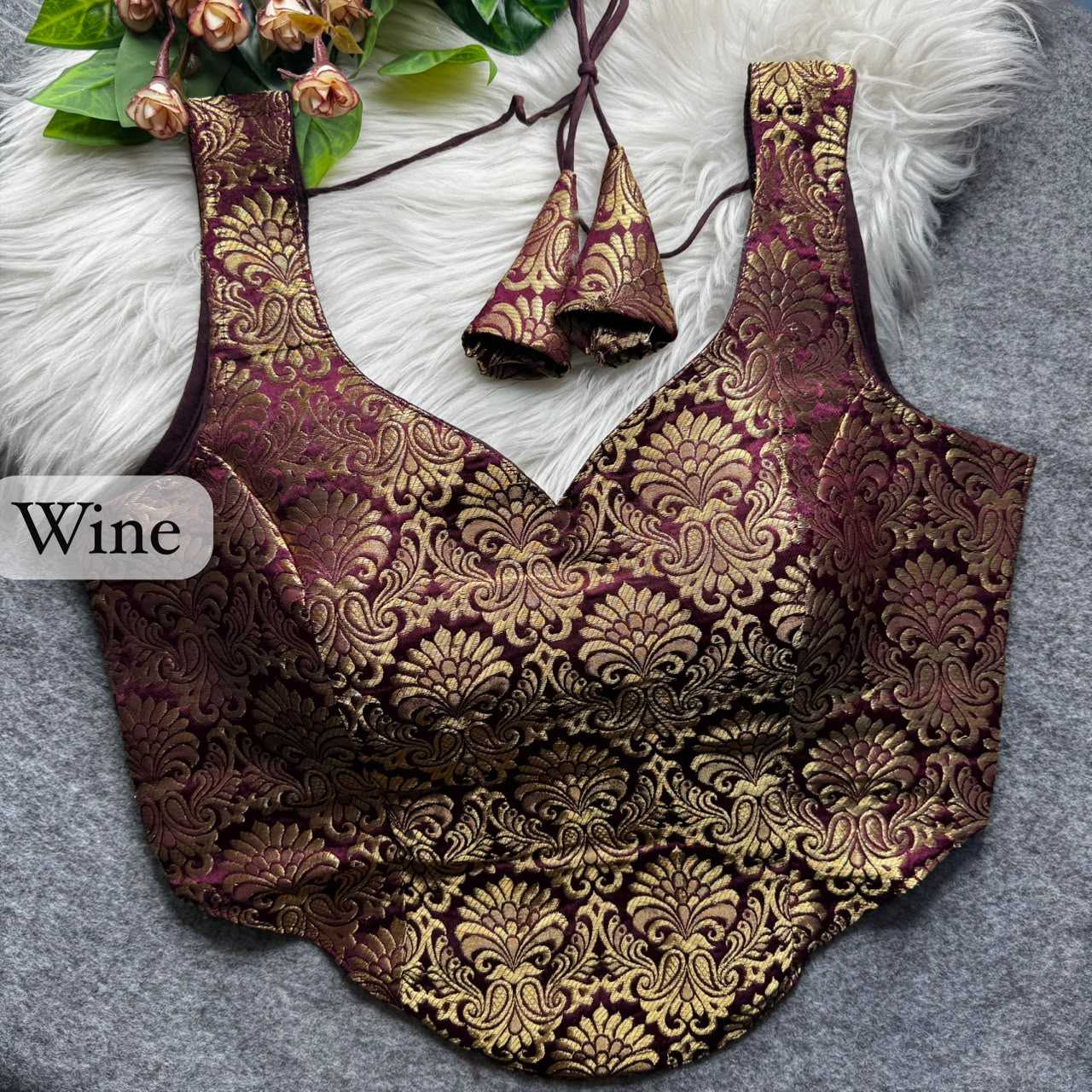 YNF Wholesale Banarasi Cotton Designer Blouse  | Surat Manufacturer