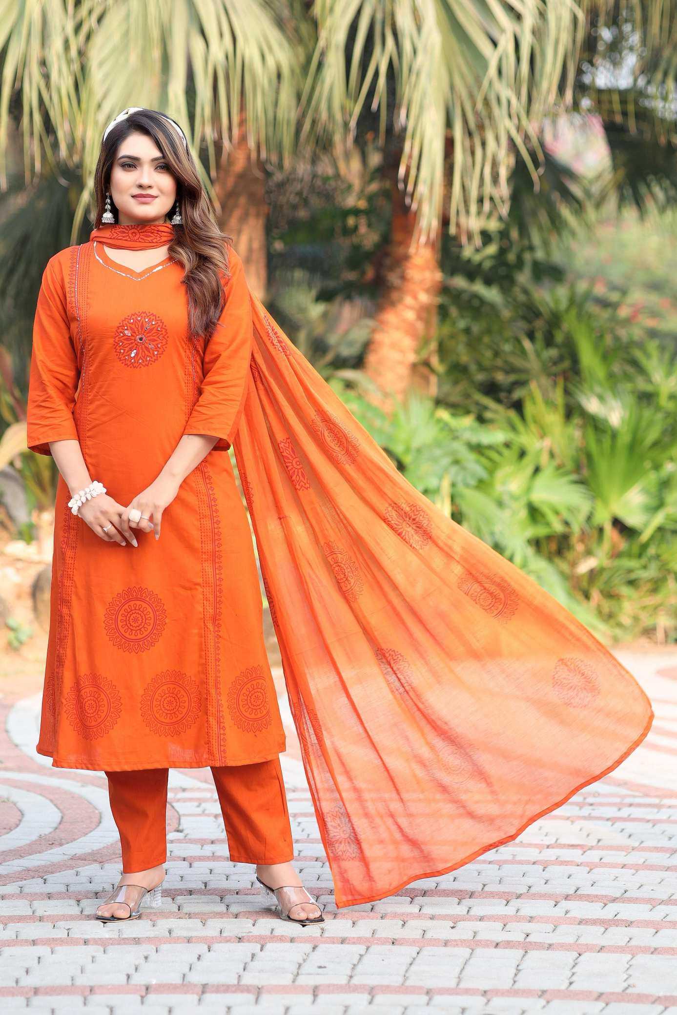 YNF Wholesale Cotton Printed Suits  | Surat Manufacturer