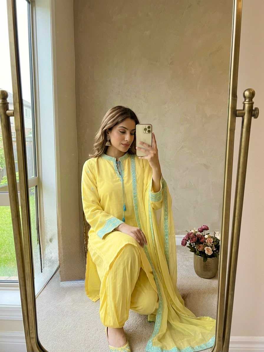 YNF Wholesale Crepe Silk Ladies Silk Suit  | Surat Manufacturer
