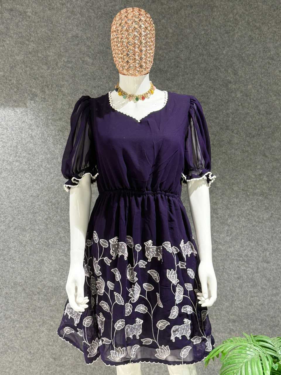 YNF Wholesale Georgette Designer Kurtis  | Surat Manufacturer