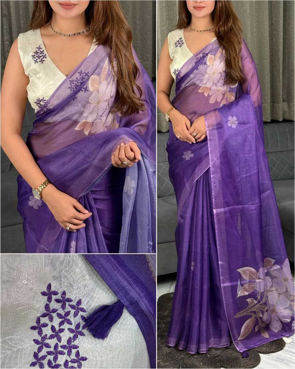 YNF Wholesale Soft Kota Printed Sarees  | Surat Manufacturer